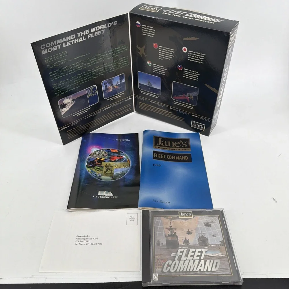 Janes Fleet Command (1999) Pre-Owned US Retail Store Big Box Edition As Shown